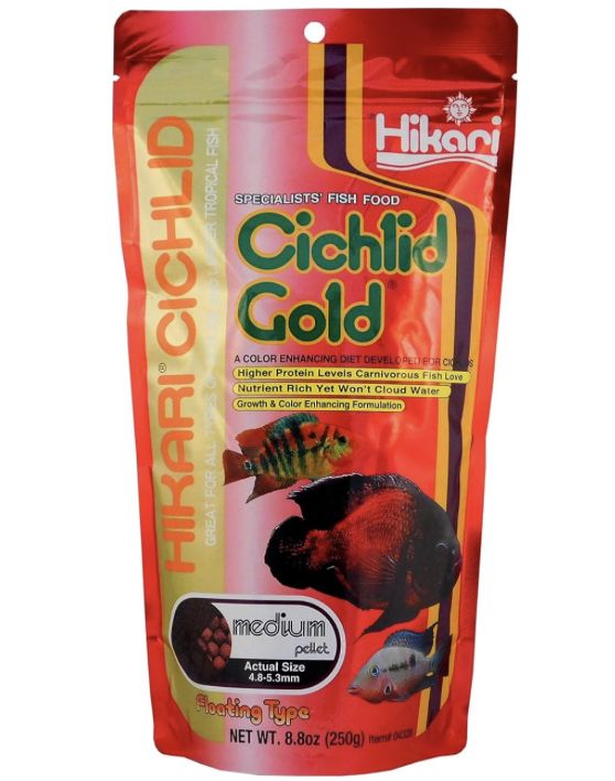 HIKARI CICHLID GOLD 8.8OZ MED