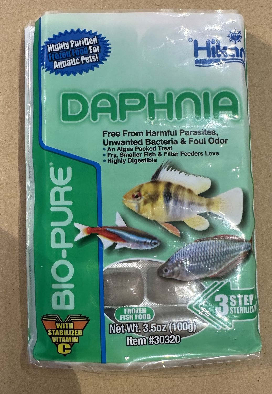 HIKARI FR DAPHNIA CUBE 3.5OZ