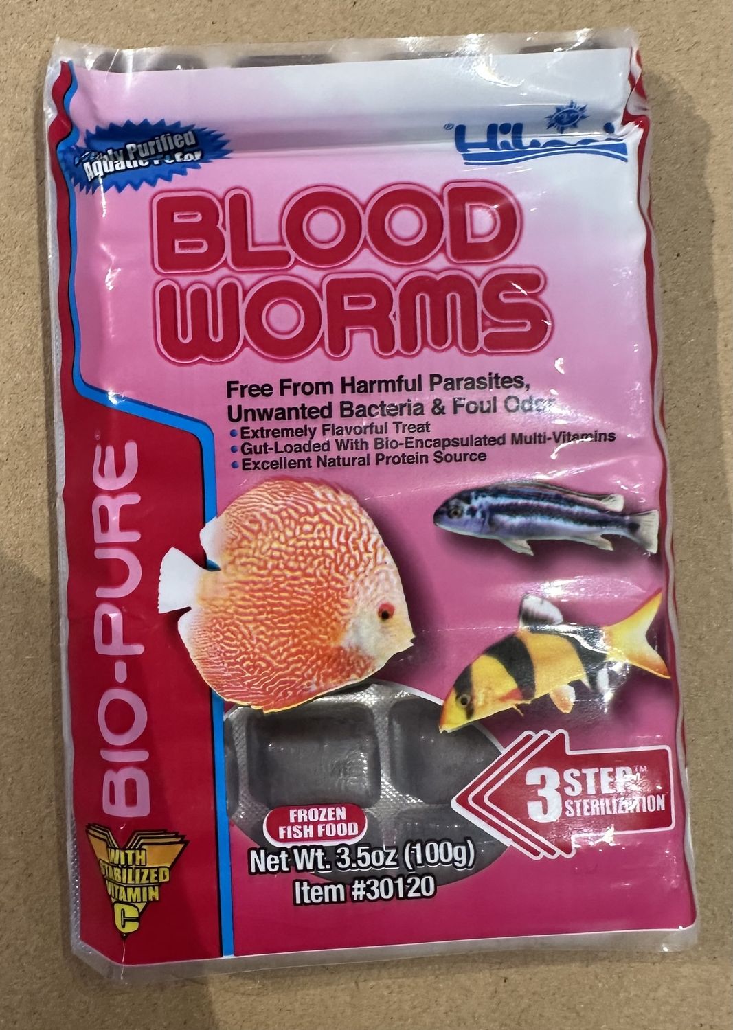 HIKARI FR BLOODWORM CUBE 3.5OZ