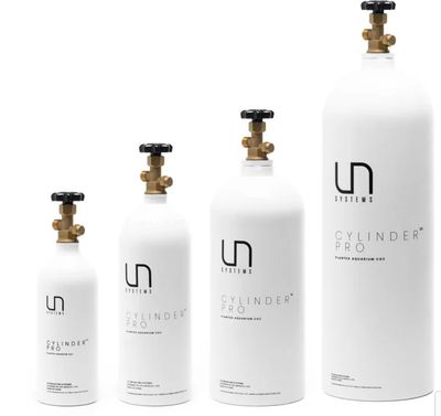 UNS CO2 White Cylinder