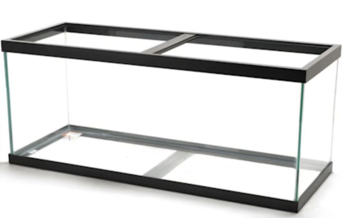 AQE 55GAL TANK BLACK 48X13X20