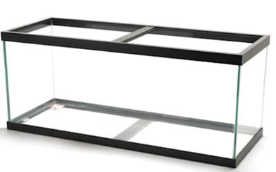 AQE 55GAL TANK BLACK 48X13X20