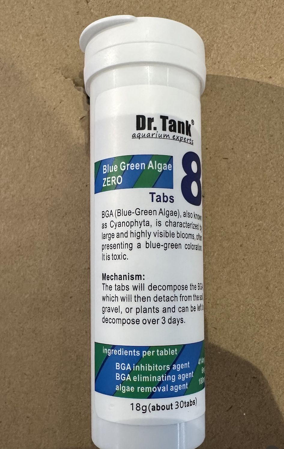 DRT 8 BGA Zero Blue Green Algae