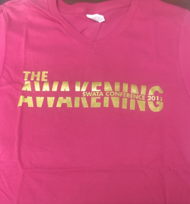 The Awakening T-shirt (Pink & Gold)