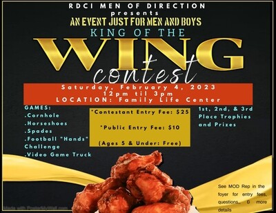 King of the Wings Event (Contestant)