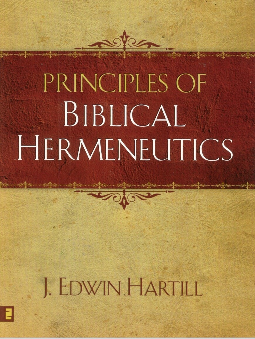 Principles of Biblical Hermeneutics