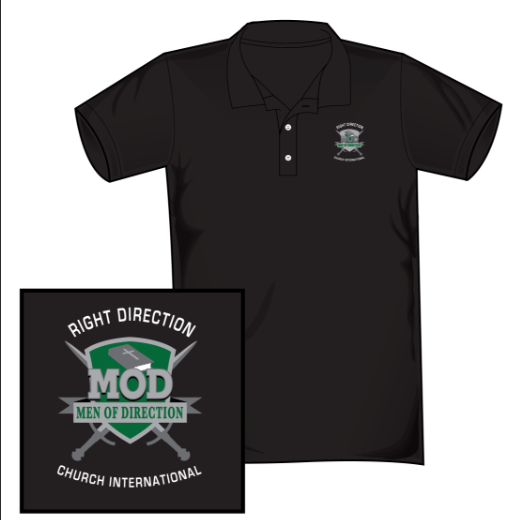 MOD Polo Shirt, Color: Black, Size: Small