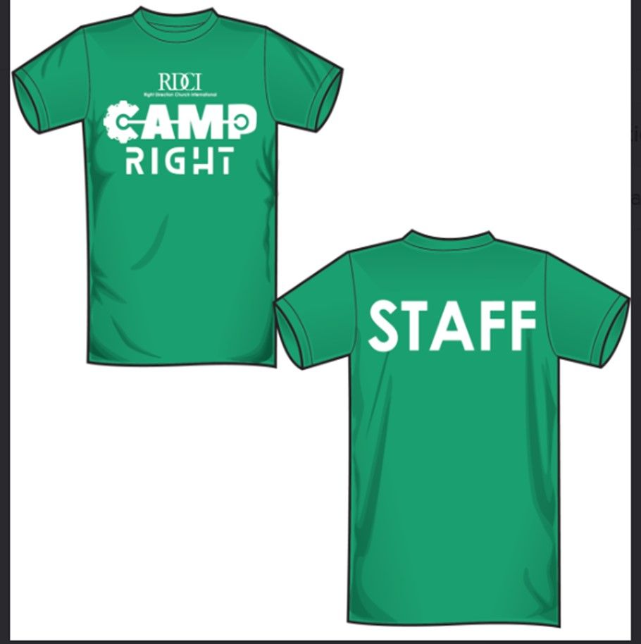 Camp Right Staff T-shirt