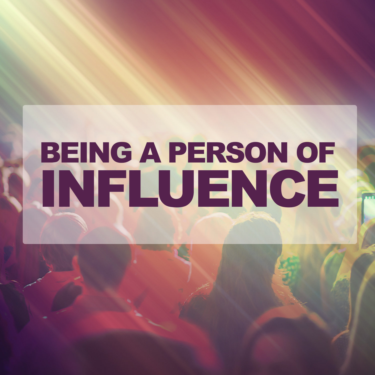 Being A Person of Influence-CD Series