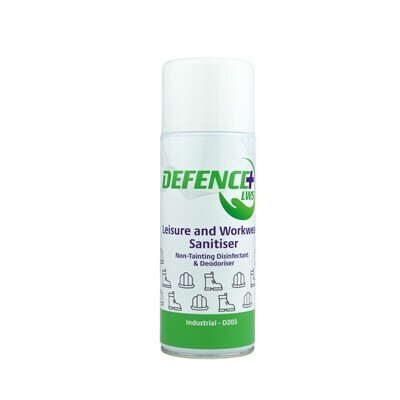 D203 - DEFENCE+ Leisure &amp; Workwear Sanitiser 400 ml