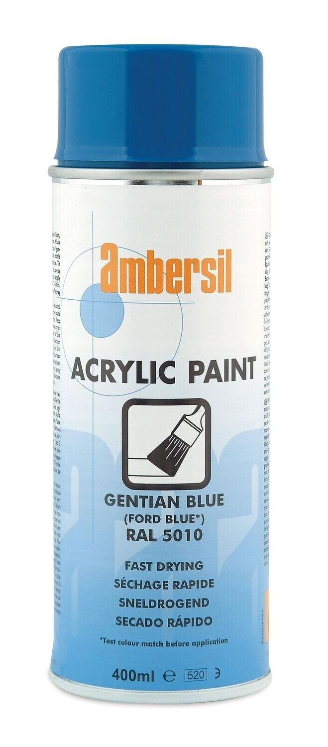 Ambersil 20555-AA Acrylic Paint Ford Blue RAL 5010 400ml