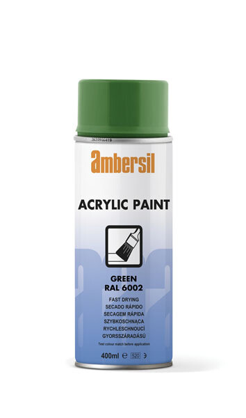 Ambersil 20187-AA Acrylic Paint Green RAL 6002 400ml