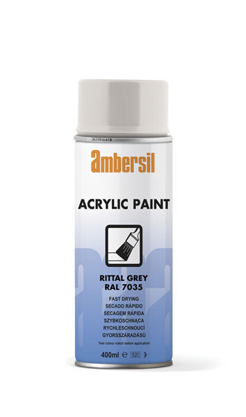 Ambersil 20195-AA Acrylic Paint Rittal Grey RAL 7035 400ml