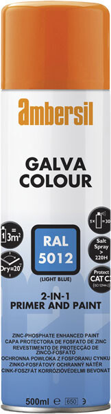 Ambersil 20676-AA Galva Colour Blue RAL 5012 500ml