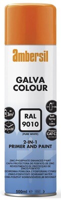 Ambersil 20681-AA Galva Colour White RAL 9010 500ml