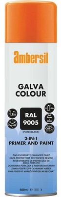 Ambersil 20679-AA Galva Colour Black RAL 9005 500ml