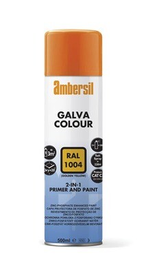 Ambersil 20673-AA Galva Colour Yellow RAL 1004 500ml