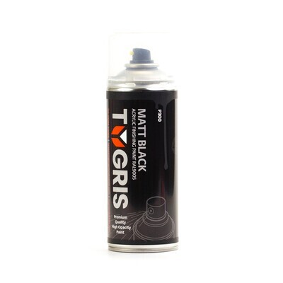 P300 - TYGRIS Matt Black Paint (RAL9005) 400 ml