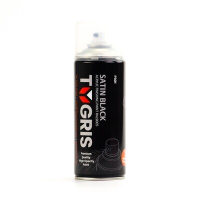 P301 - TYGRIS Satin Black Paint (RAL9005) 400 ml