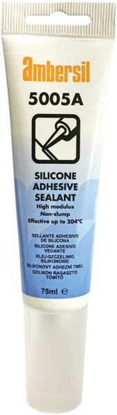 Ambersil 31644-AB 5005A Silicone Adhesive Sealant 75ml