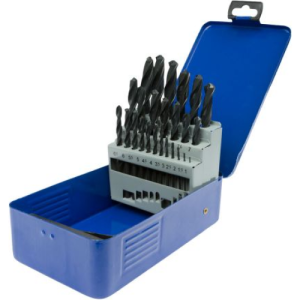 Metal Drill Bit Set - HSS - Metric - 25pc