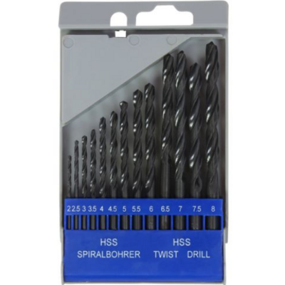 Metal Drill Bit Set - HSS - Imperial - 13pc