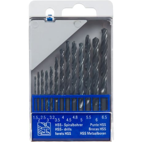 Metal Drill Bit Set - HSS - Metric - 13pc