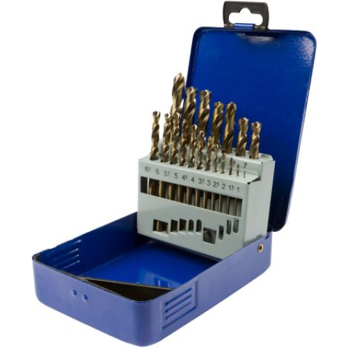 Metal Drill Bit Set - Cobalt - Metric - 19pc