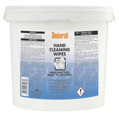 Ambersil 31798-AA Hand Cleaning Wipes 150/tub