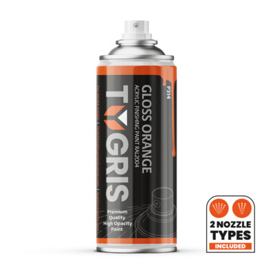 P314 - TYGRIS Gloss Orange Paint (RAL2004) 400 ml