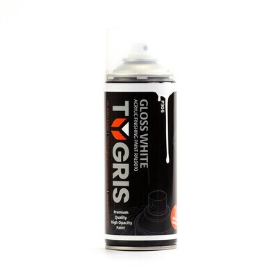 P306 - TYGRIS Gloss White Paint (RAL9010) 400 ml