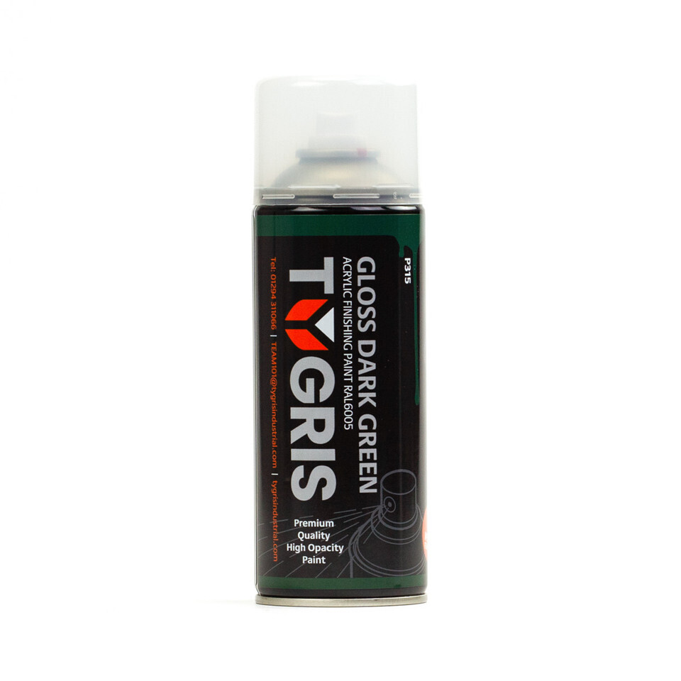 P315 - TYGRIS Gloss Dark Green Paint (RAL6005) 400 ml