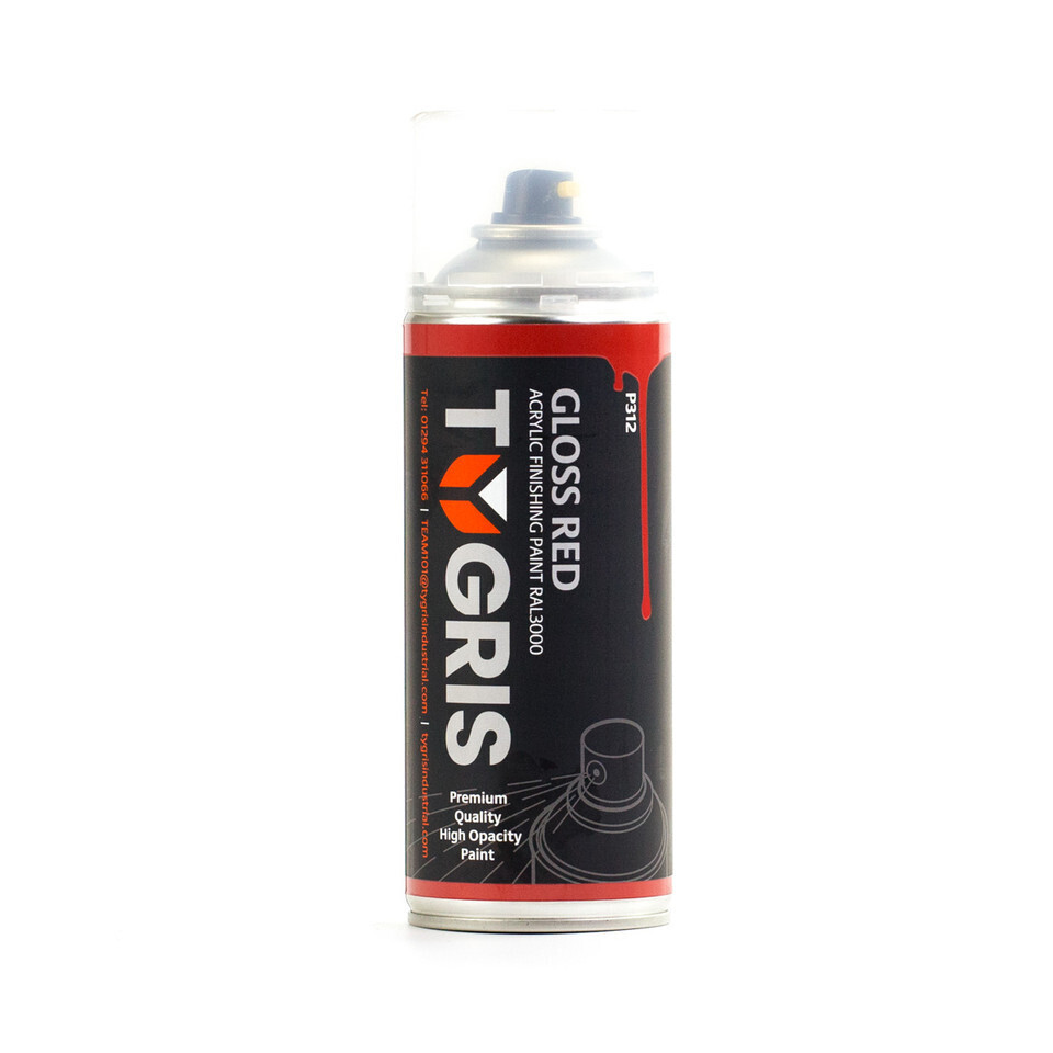 P312 - TYGRIS Gloss Red Paint (RAL3000) 400 ml