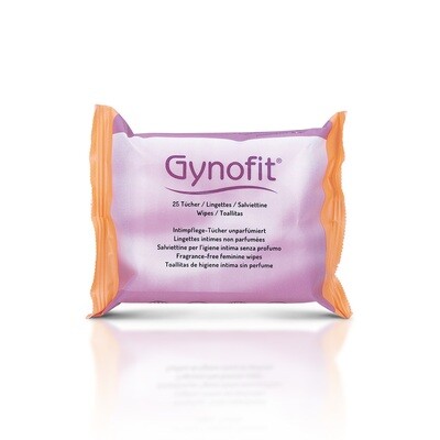 ギノフィット　デリケートゾーン用拭き取りシート２５枚入り（無香料）