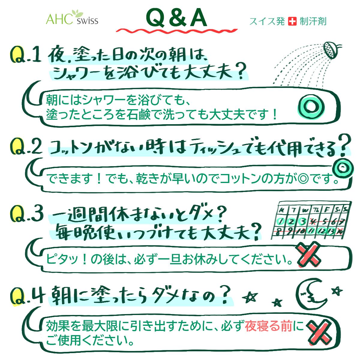 制汗剤 AHCセンシティブ30ml 2本セット (脇 身体 多汗症)