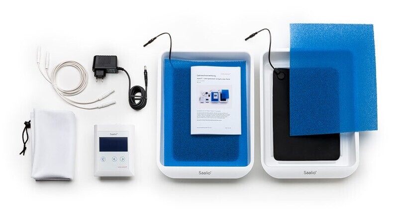 Saalio イオントフォレーシス本体一式（手足用）