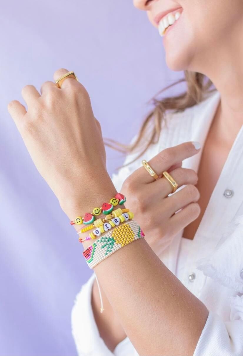 Pulsera Piña Mostacilla