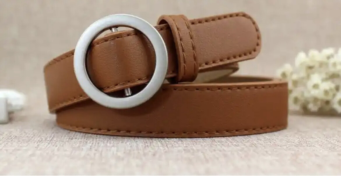 Camel Leather Belt
