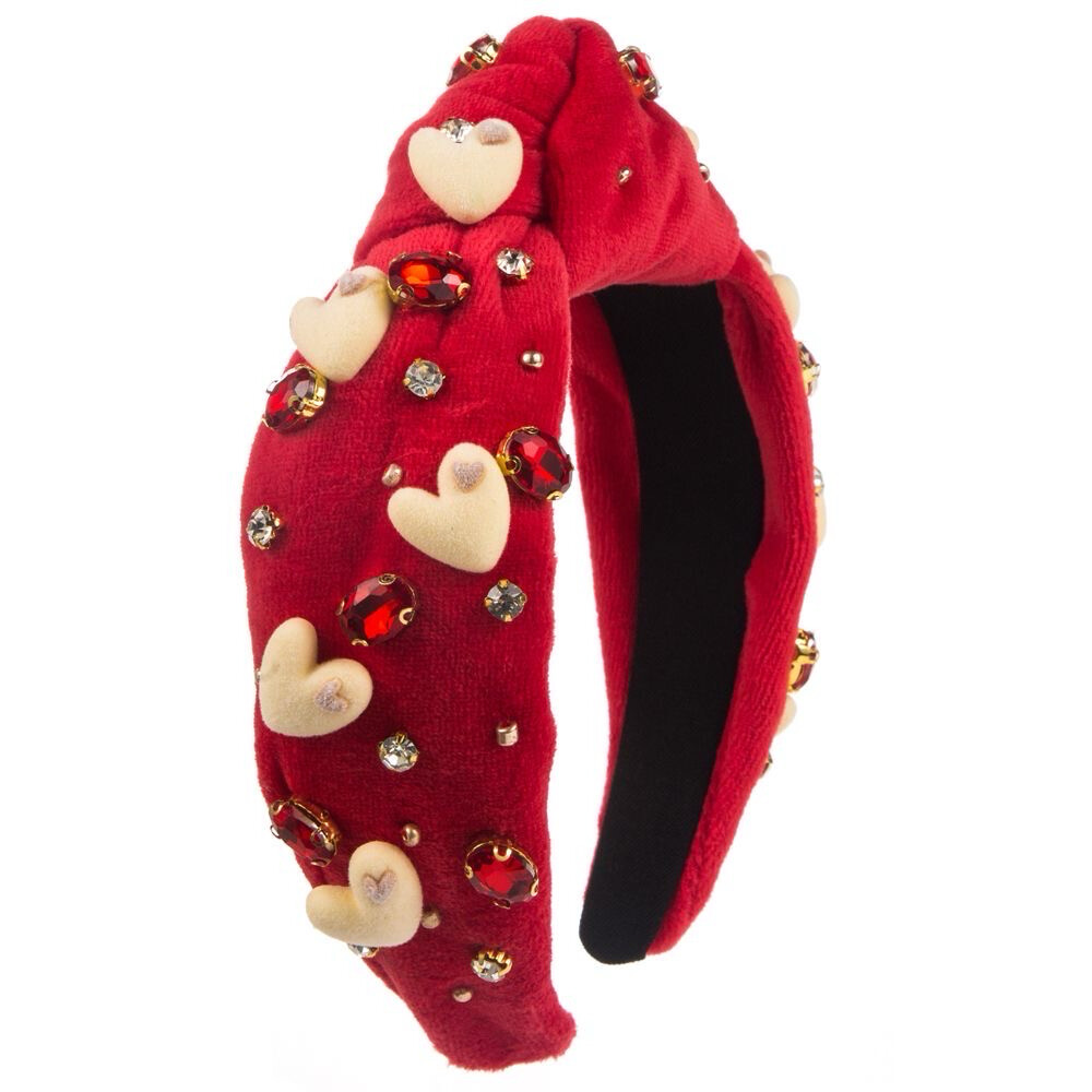 Red Hearts Headband