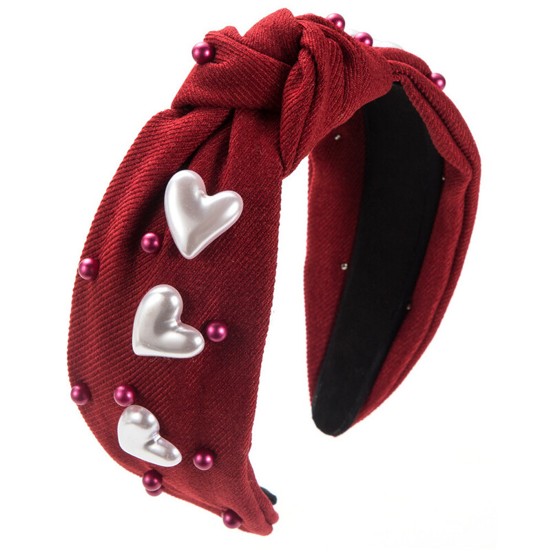 Red Sweet Hearts Headband