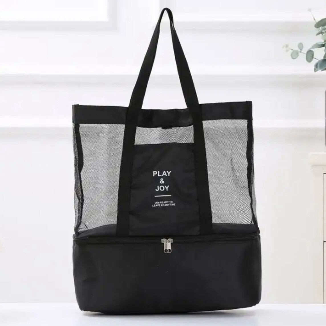 Black Beach Bag