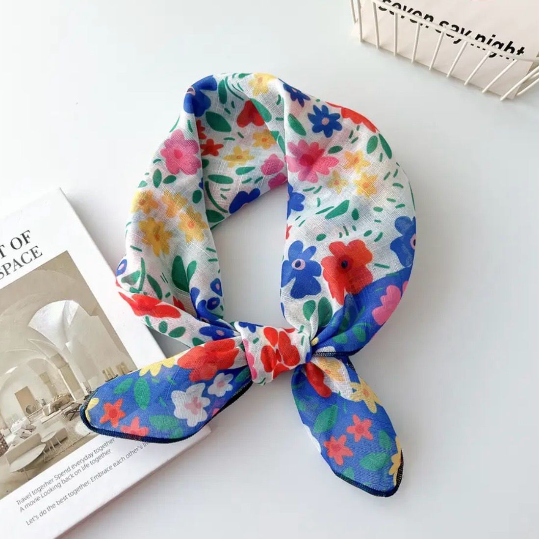 Tropical Flowers  Scarf