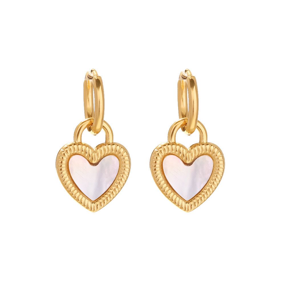 Gold Hearts Earrings