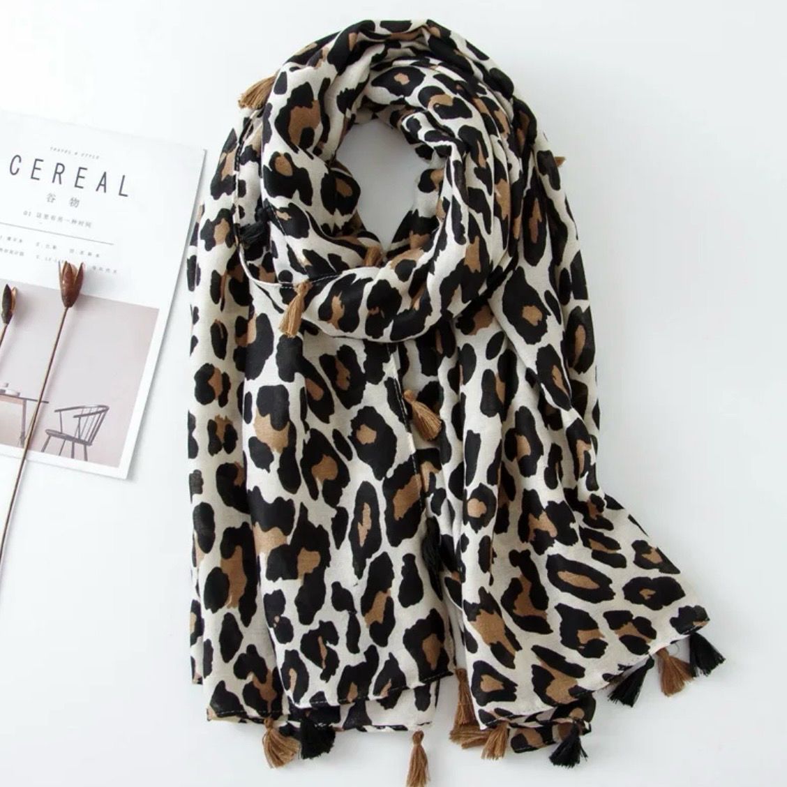 Leopard print Scarf