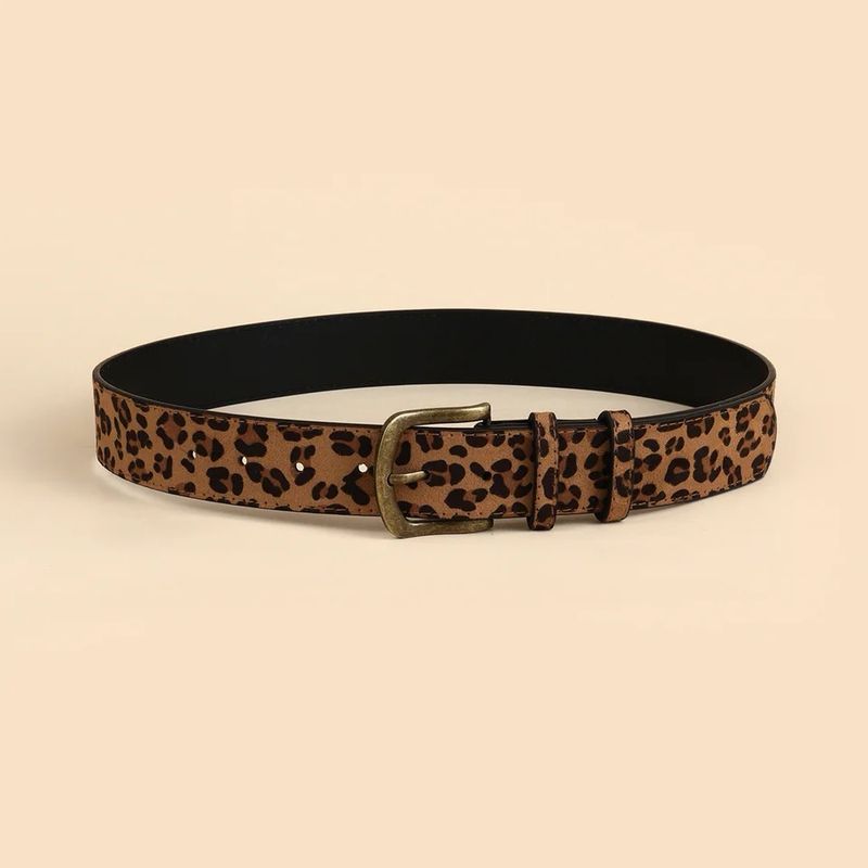Cheetah Print Belt