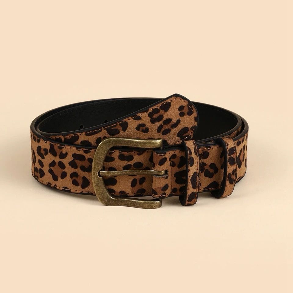 Cheetah Print Belt