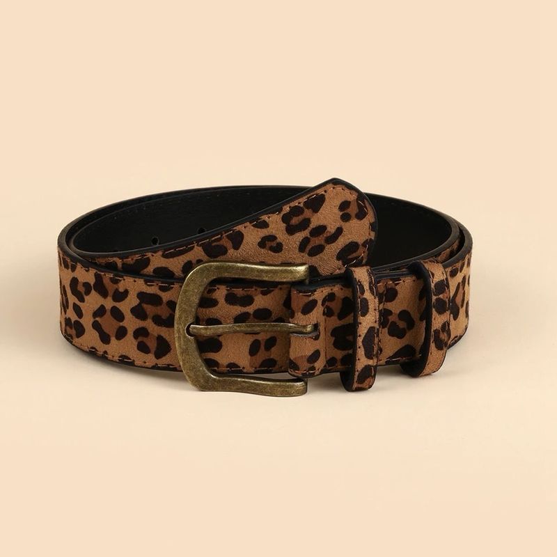 Cheetah Print Belt