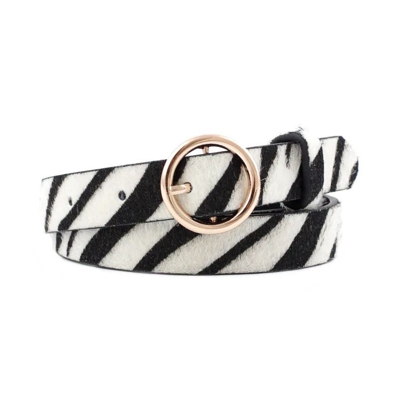 Zebra Print belt