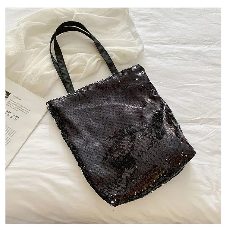 Black Sequin Bag