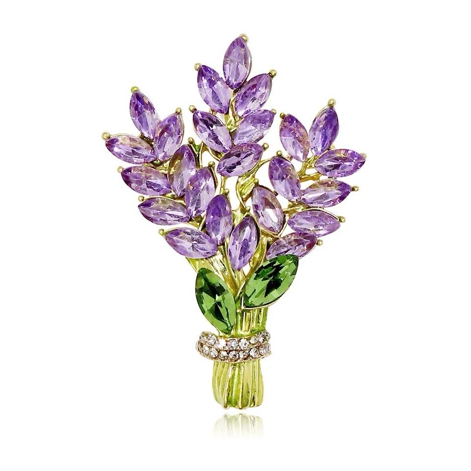 Lavender Brooch